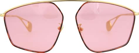 gucci gg 0437 sa|Buy Gucci Aviator Sunglasses 'Gold/Pink' .